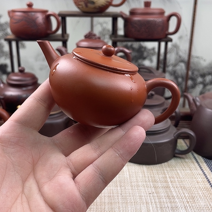 紫砂茶壶宜兴紫砂微瑕10