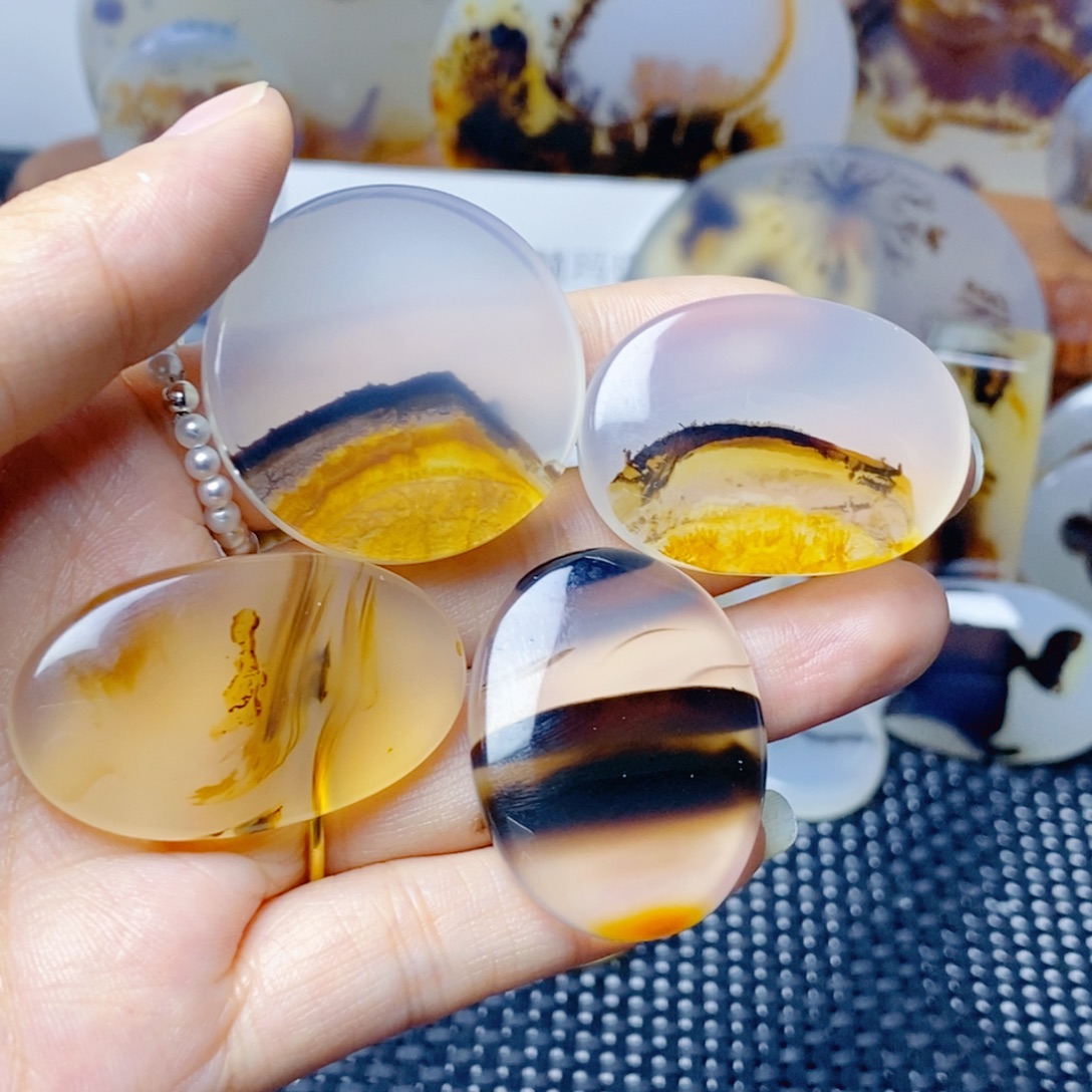 海***洋玛瑙/玉髓未镶嵌珠宝奇石