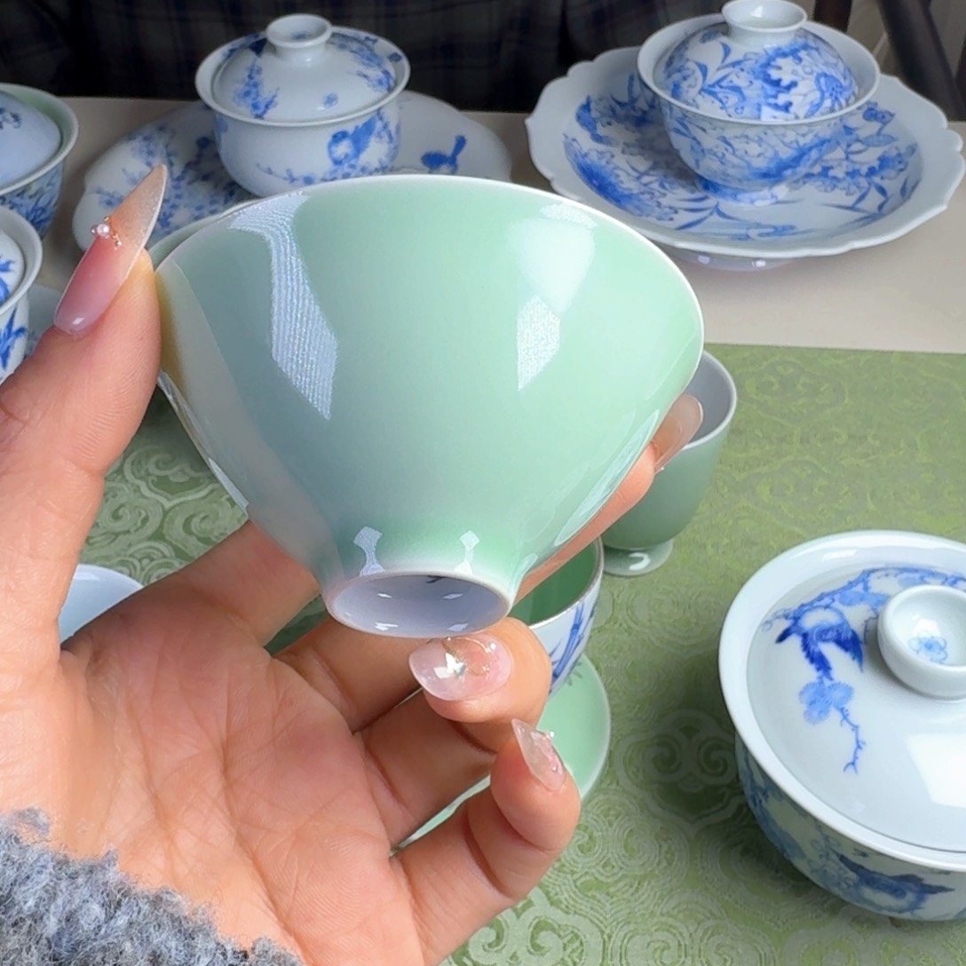 浮光豆青杯杯浮力