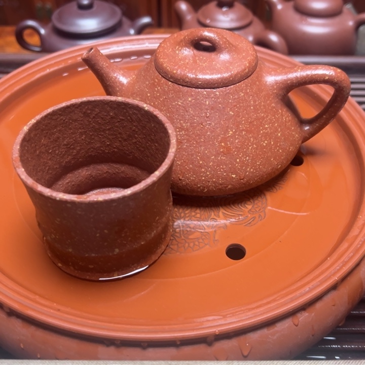 紫砂茶壶宜兴原矿龙血砂