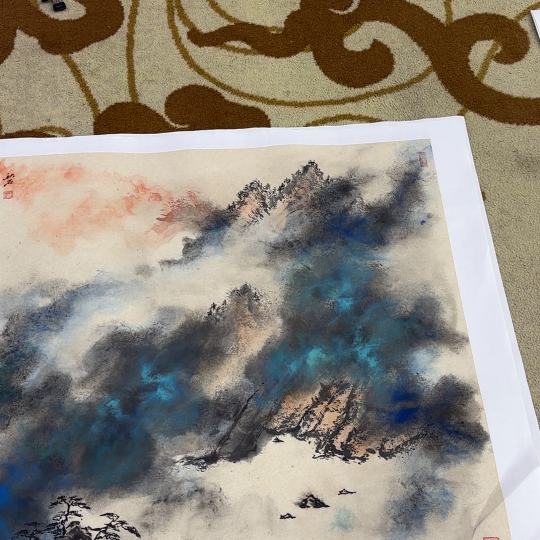 常***乐国画国画罗军老师作品刘