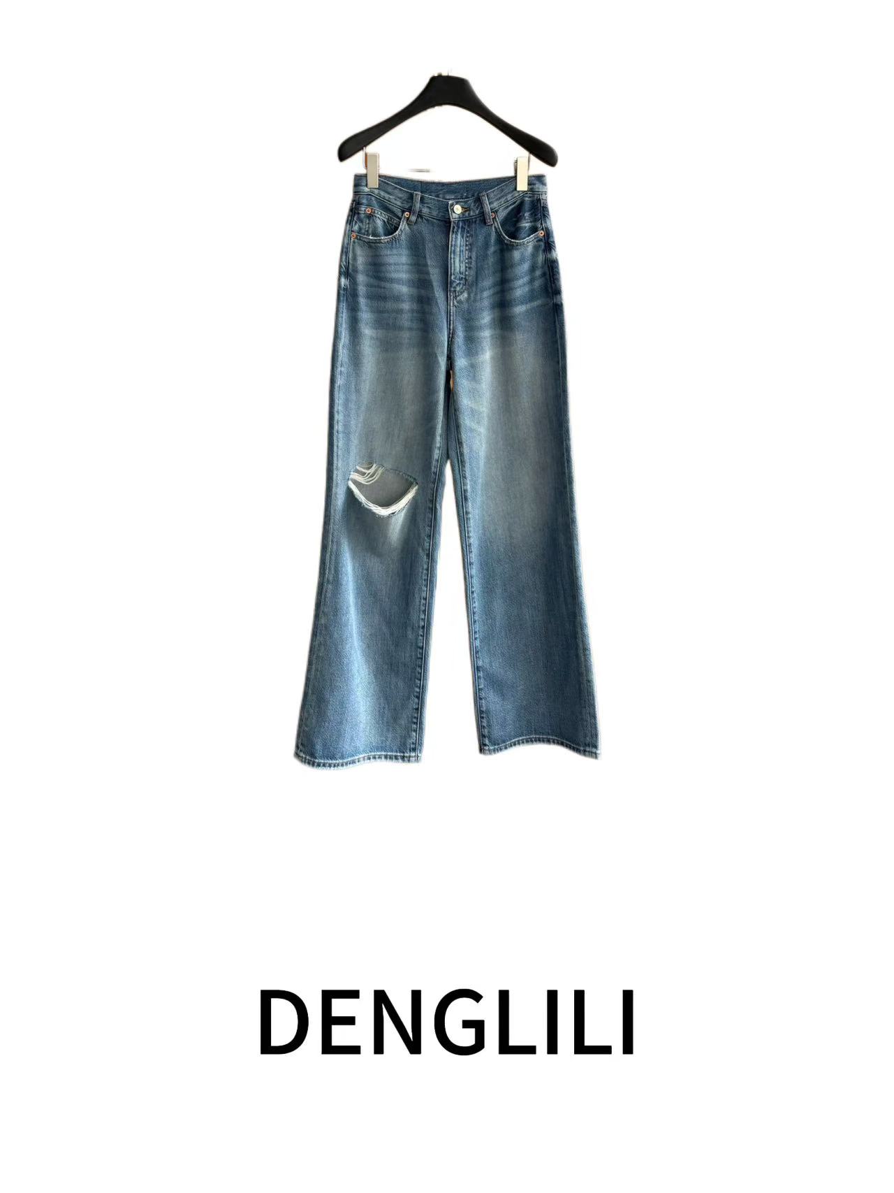 里里SHOWROMM破洞牛仔裤