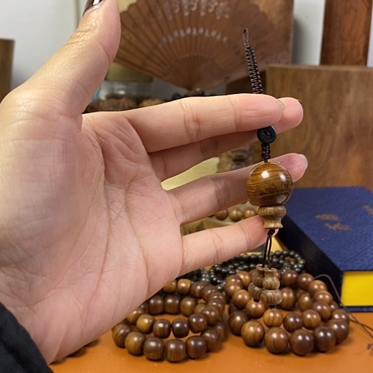老山檀香2.0单珠挂件