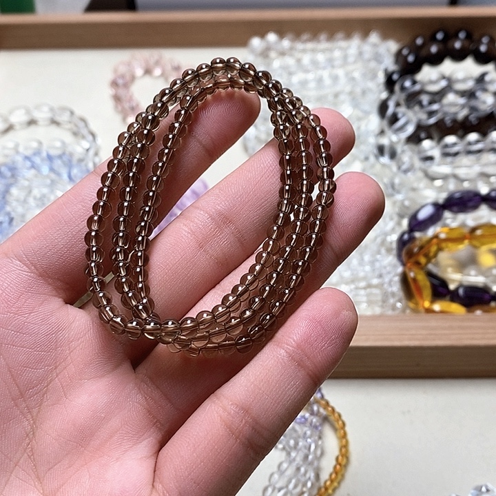 非金属卡4mm茶三圈 