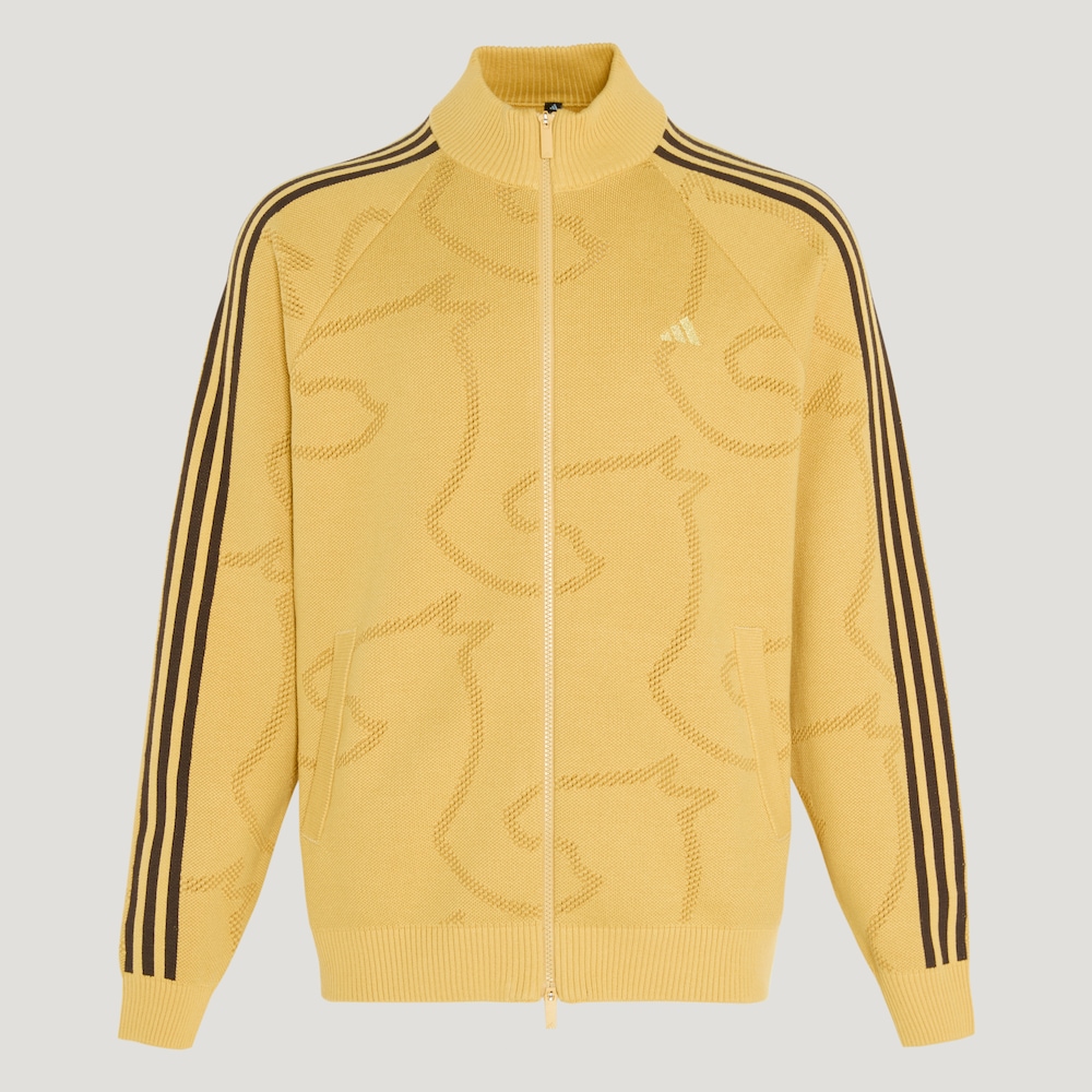 阿迪达斯/adidas男女同款新年款拉链运动休闲宽松针织开衫 KE4061