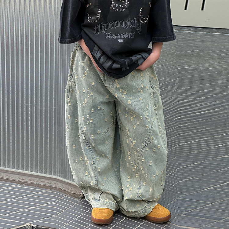 【小石头剪刀布】HY25262025春季新款男童百搭休闲裤中小童长裤潮