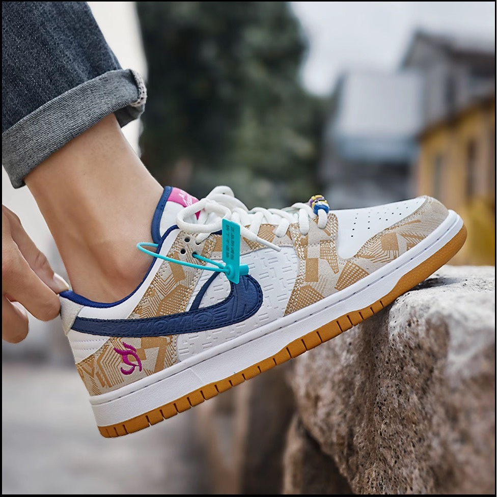 彩色鸳鸯板鞋dunk2025年新款运动鞋情侣板鞋aj男鞋学生鞋子