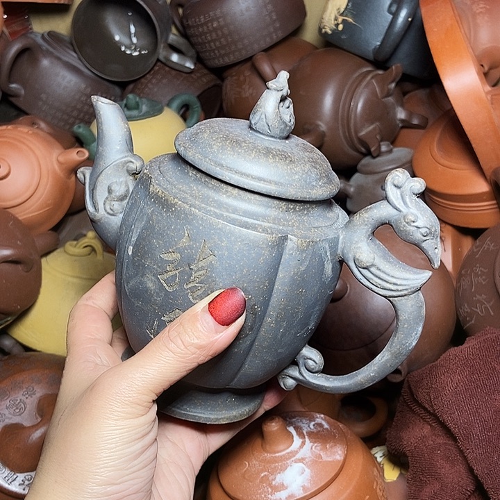 全手工制作宜兴紫砂茶壶