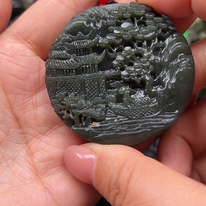 和田玉颈饰未镶嵌