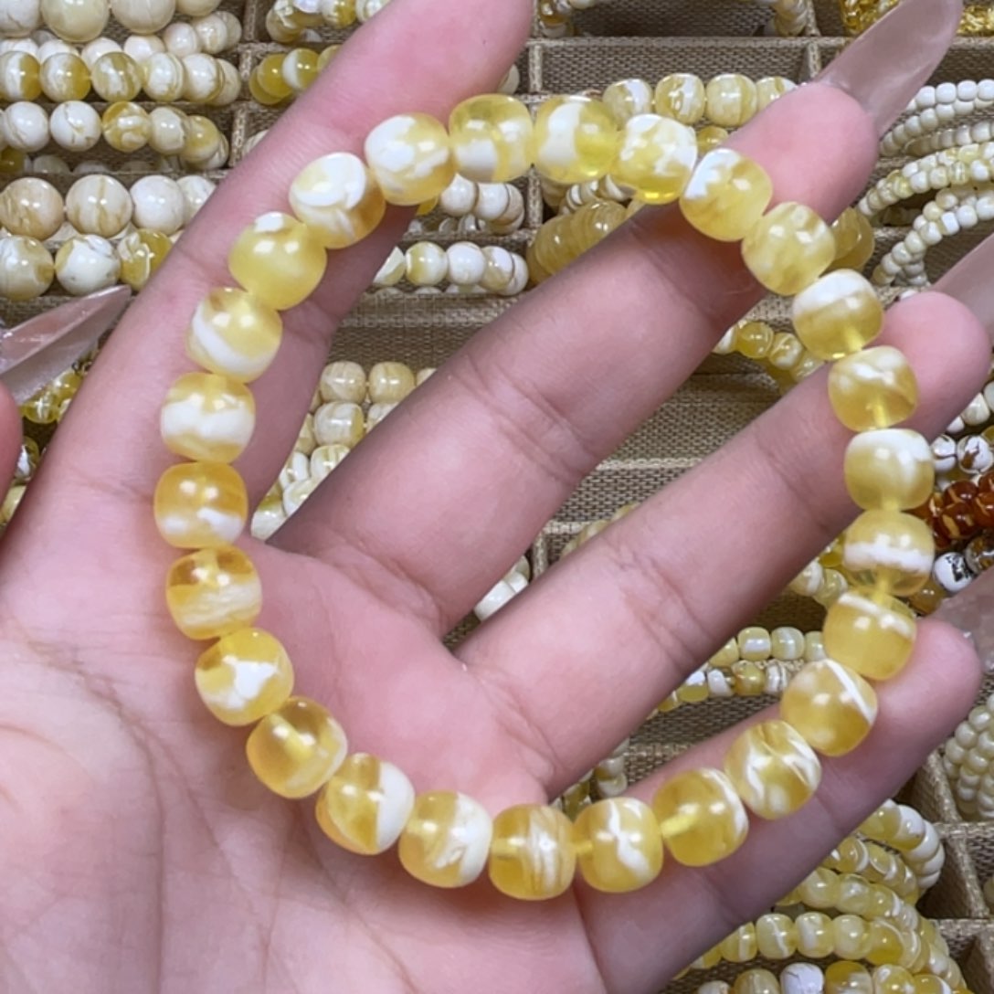 手绳琥珀未镶嵌8m