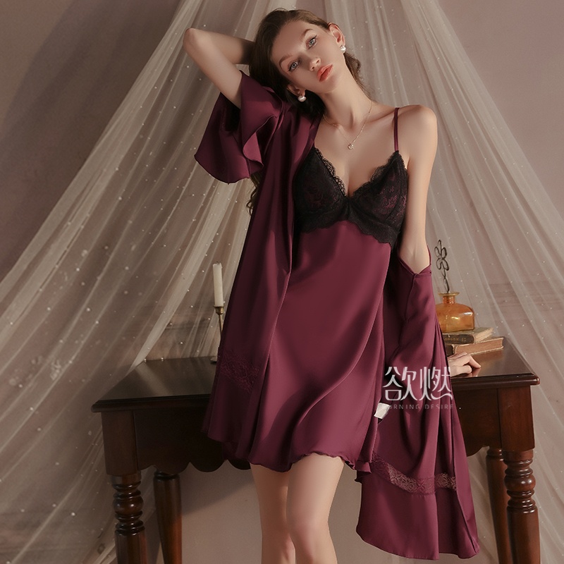 琉璃【80-180斤】性感睡衣高级感纯欲风吊带睡裙轻奢夏季薄款法式