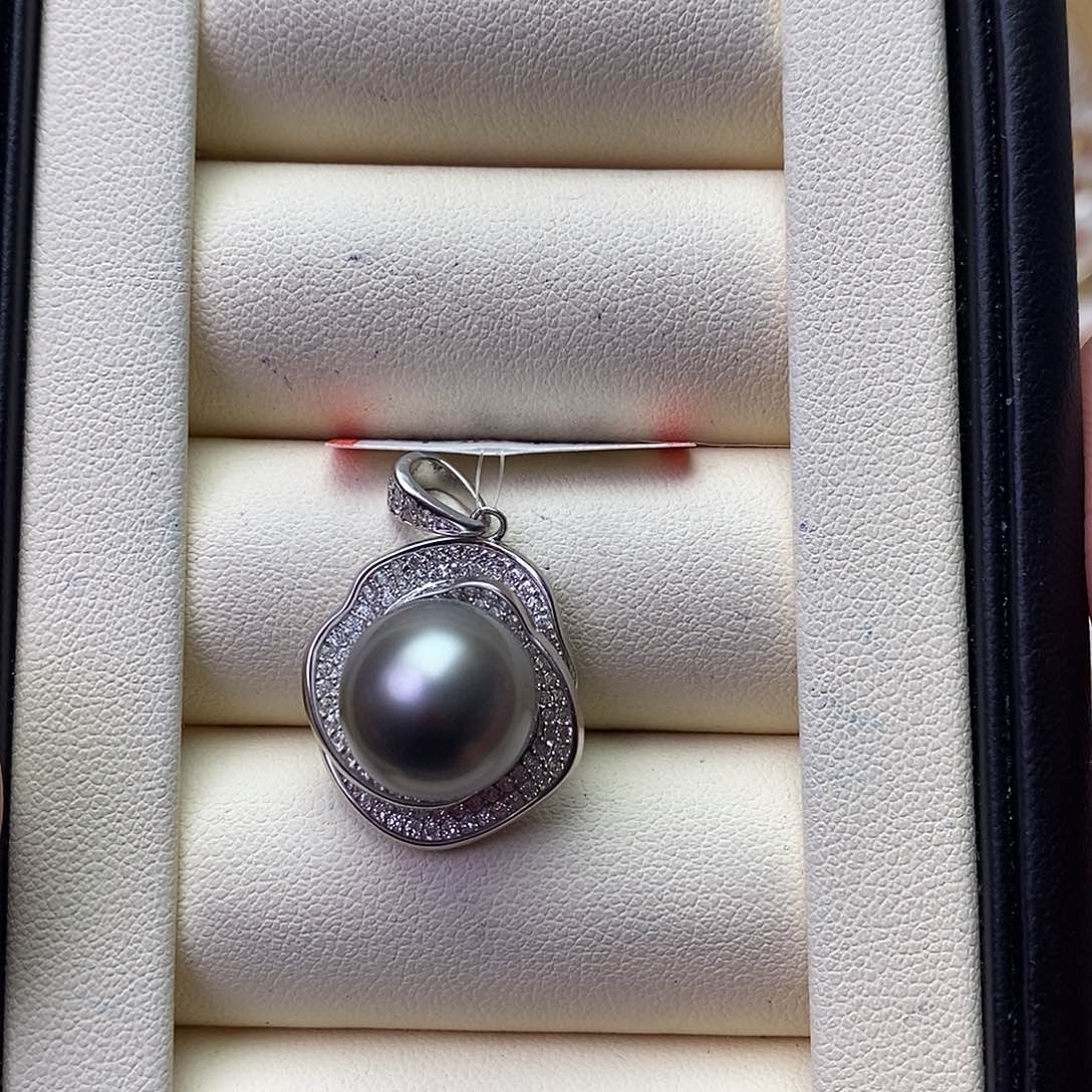 海水珍珠颈饰银S925镶嵌