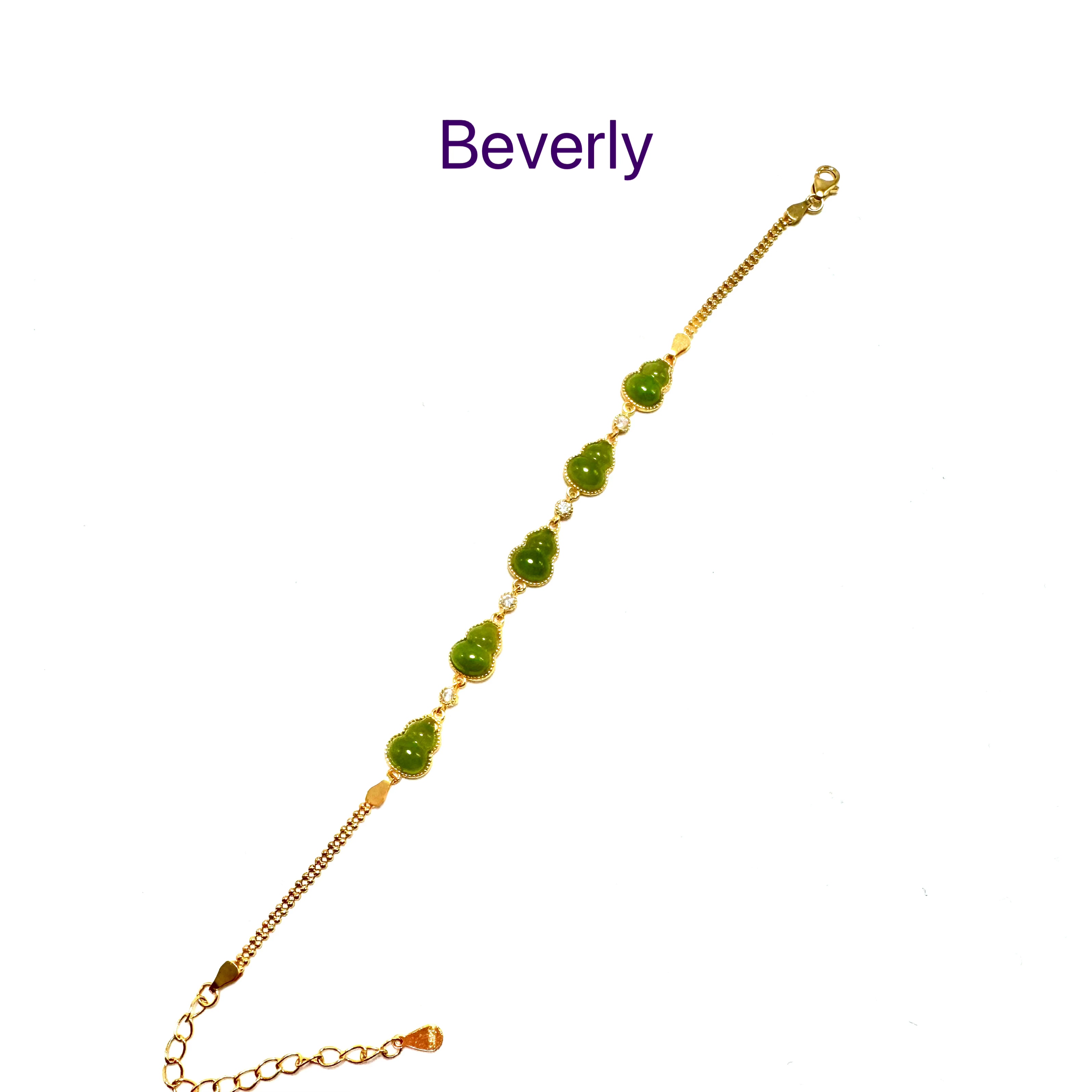 925银手链 【醉拍青衫】Beverly 高端设计款式手链~N045