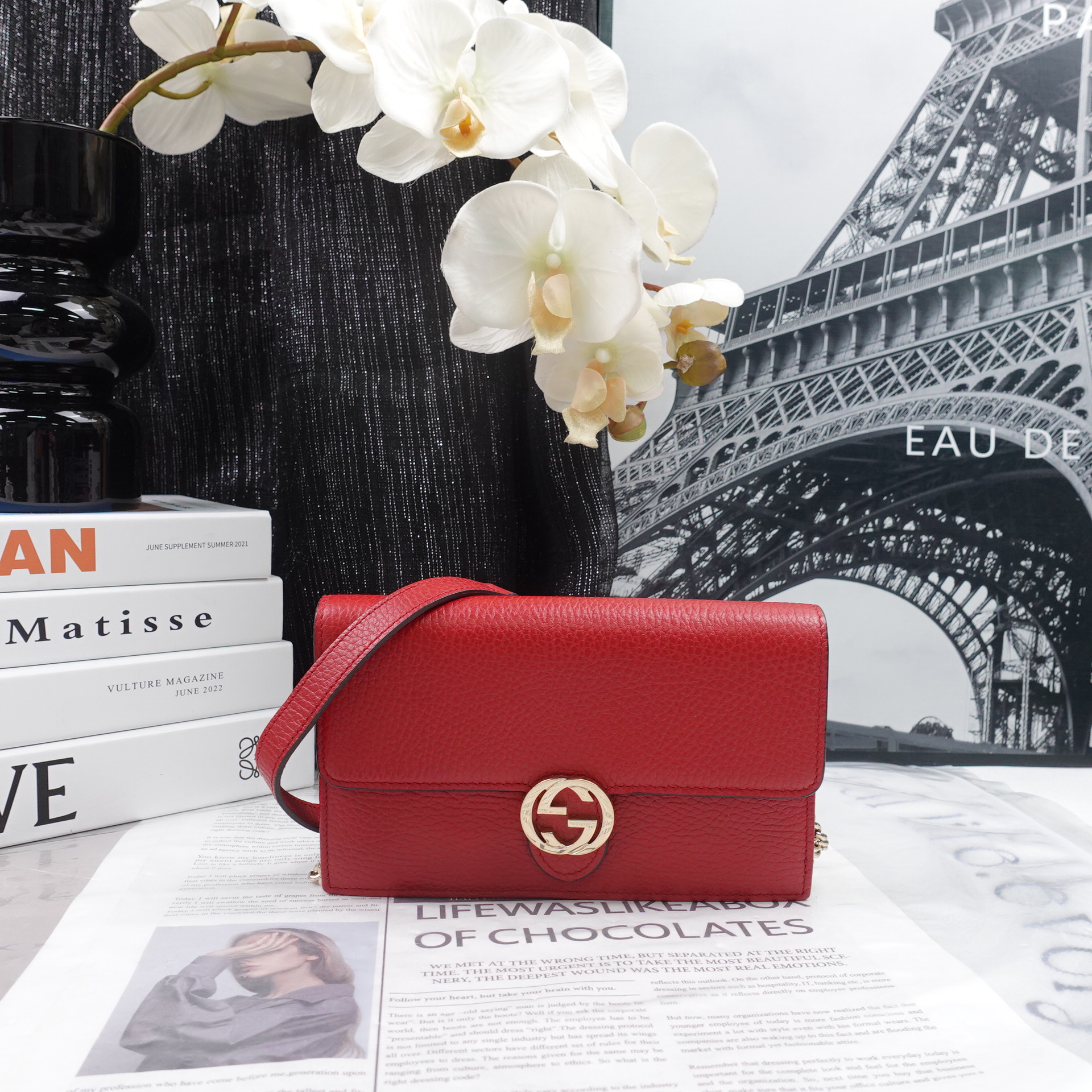 95新 GUCCI/古驰 单肩包/T10207544