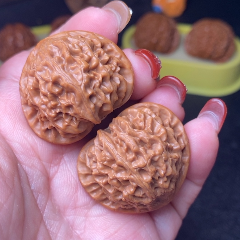 【闪购商品】文玩核桃把件608号宫灯35