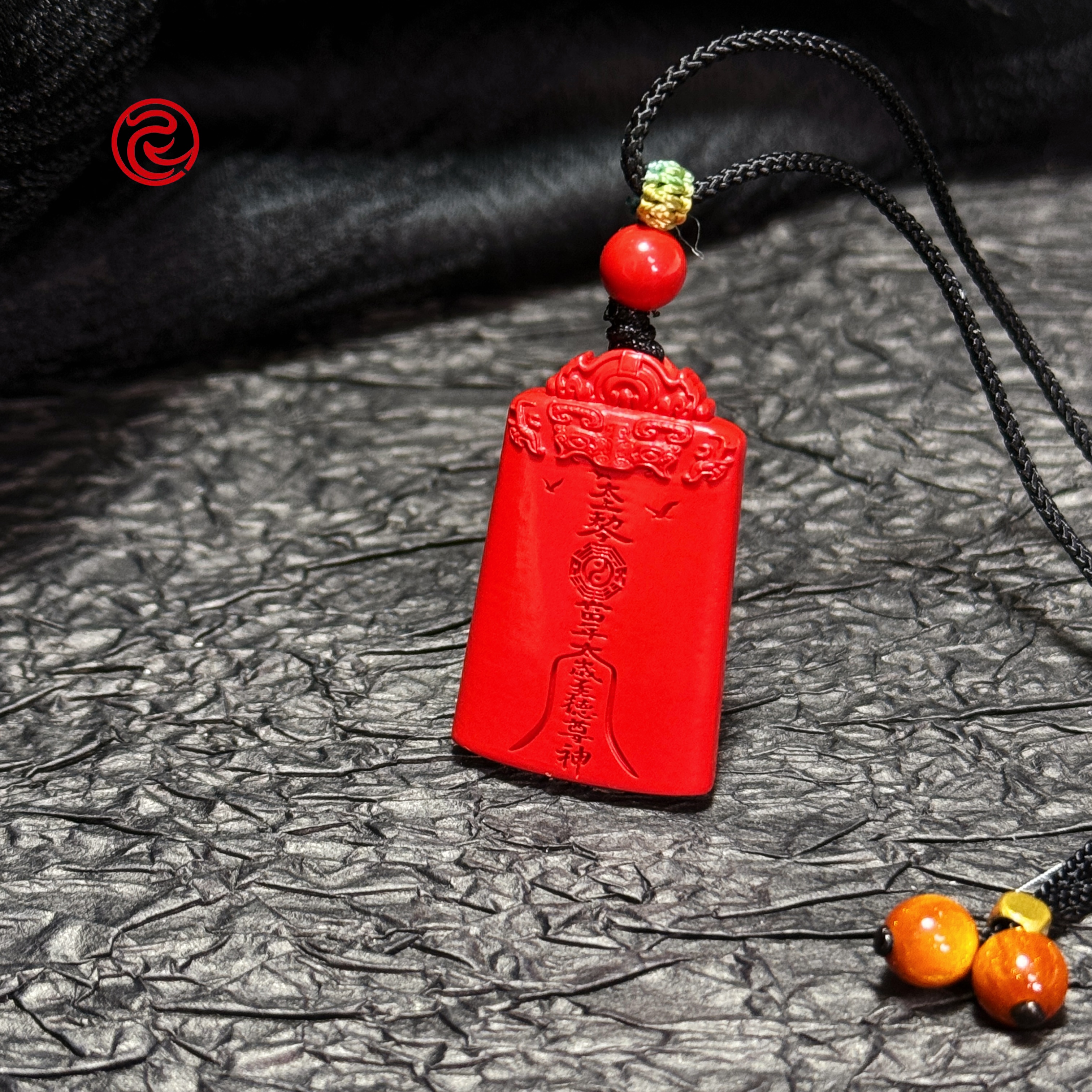 含辰砂工艺品大魔王李栋  朱砂挂件 0088  多样性发其一