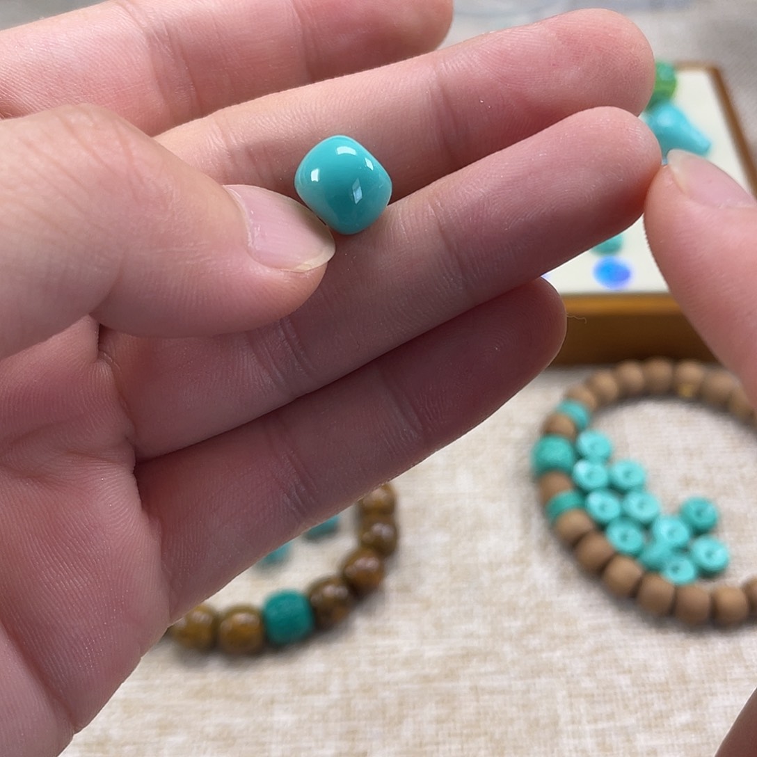 原生态湖北松配饰，直径10