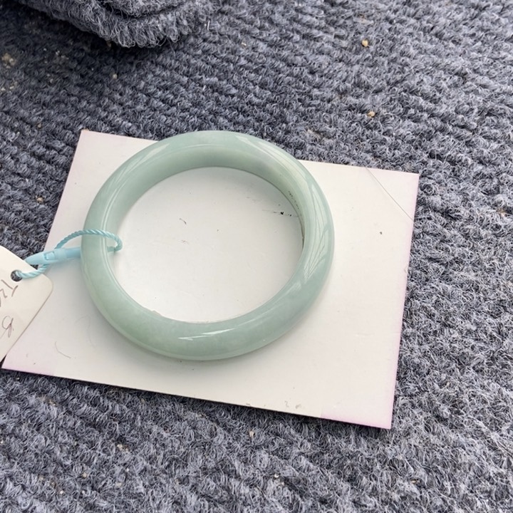 翡翠手镯未镶嵌没*疯52-53正圈