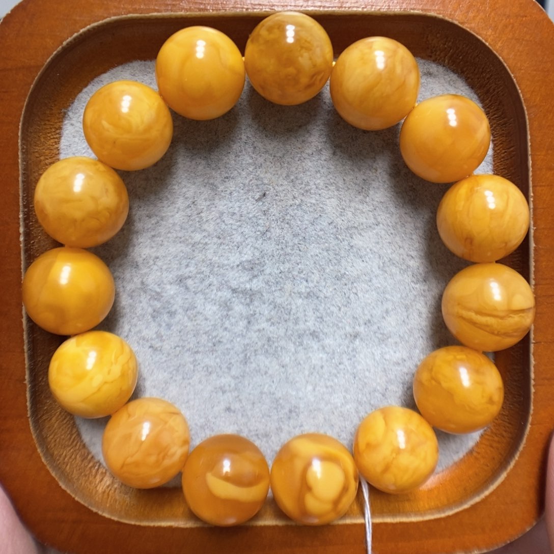 蜜蜡手串未镶嵌蜜蜡手串