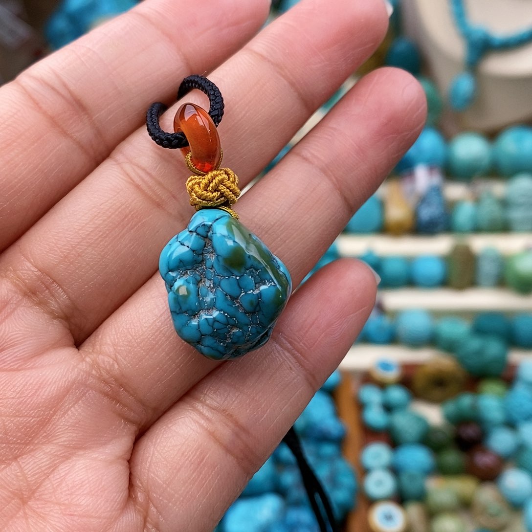 绿松石珠宝奇石未镶嵌