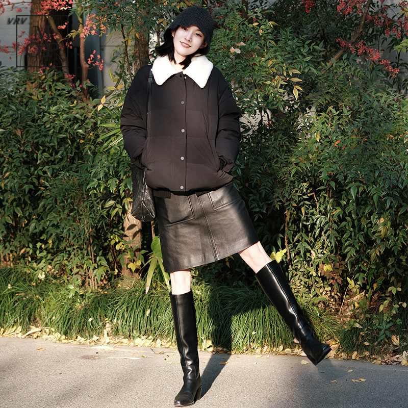 【星线好物严选】MOP25冬季新款女士高品质短款保暖鹅绒羽绒服