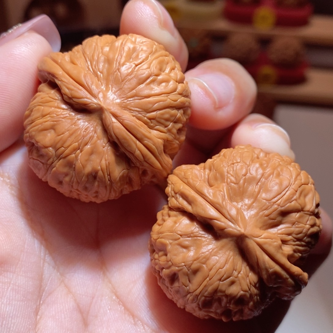 文玩核桃把件40尺全品平谷元宝