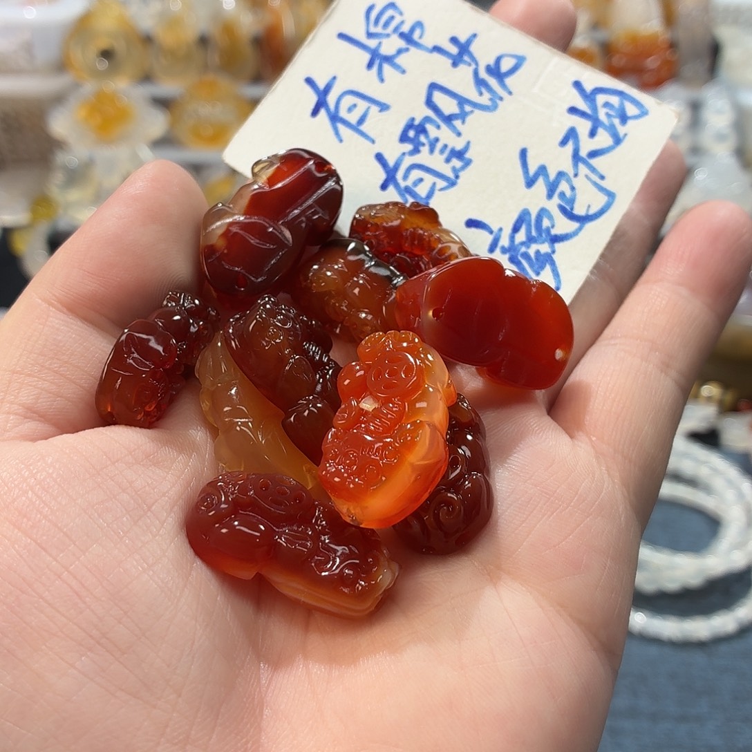 玛瑙/玉髓未镶嵌吊坠(不含链)