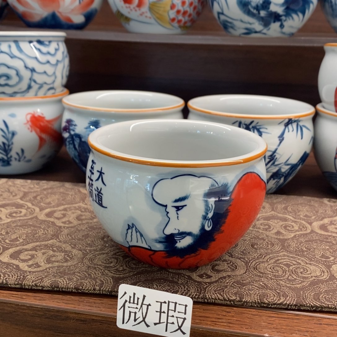 釉下彩手工绘制手工绘制