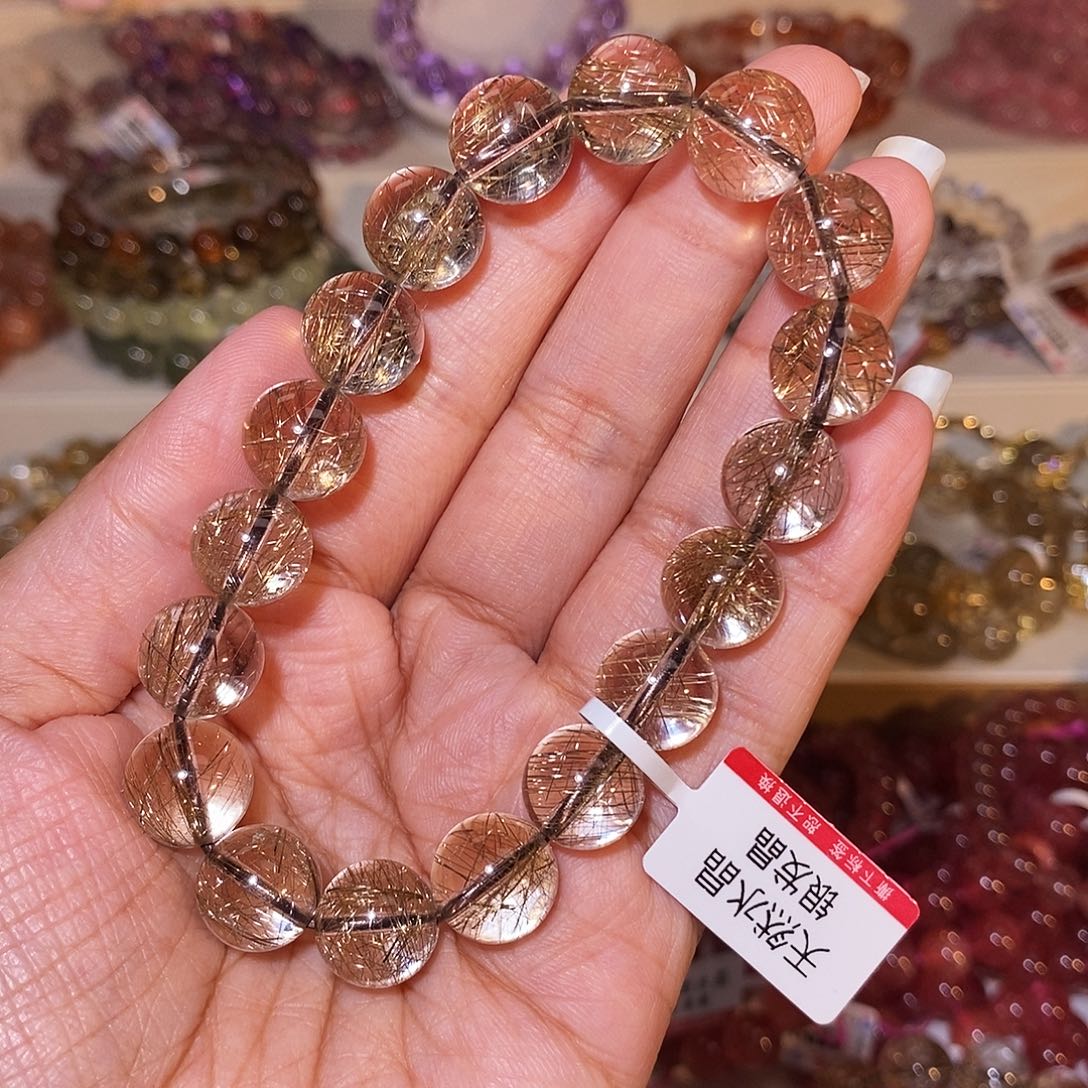 【闪购商品】水晶手串未镶嵌珊*礁银发11.8m