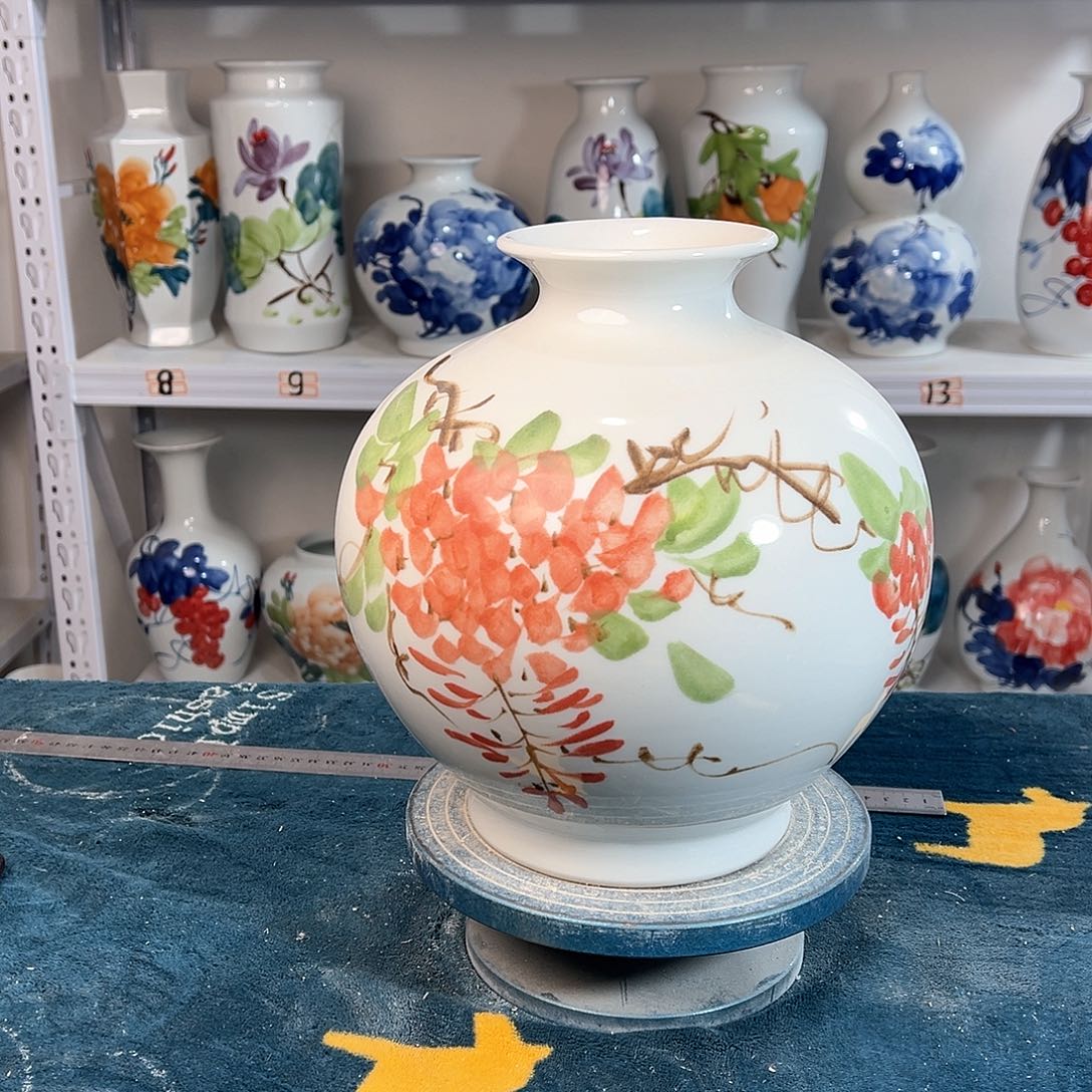 摆件景德镇陶瓷石紫红