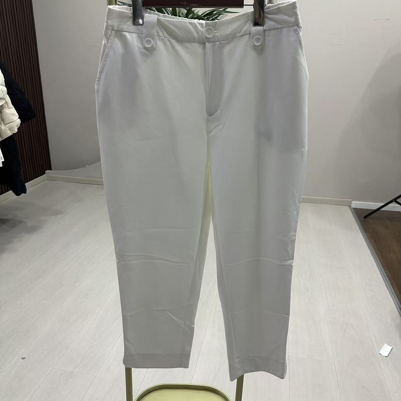 定制不支持7天无理由微瑕疵介意别拍白色速干裤2164-1