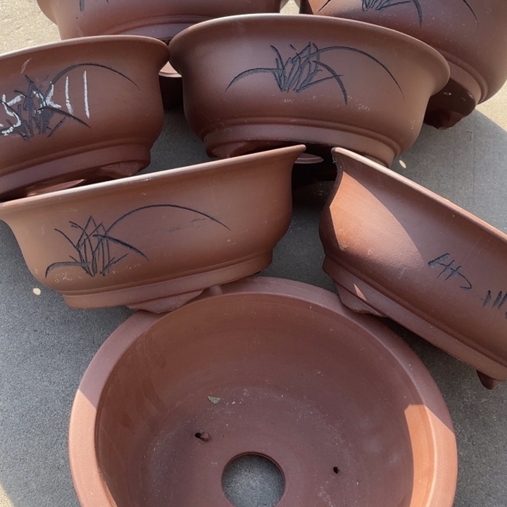 花盆紫砂100-7。 27.5-11。    