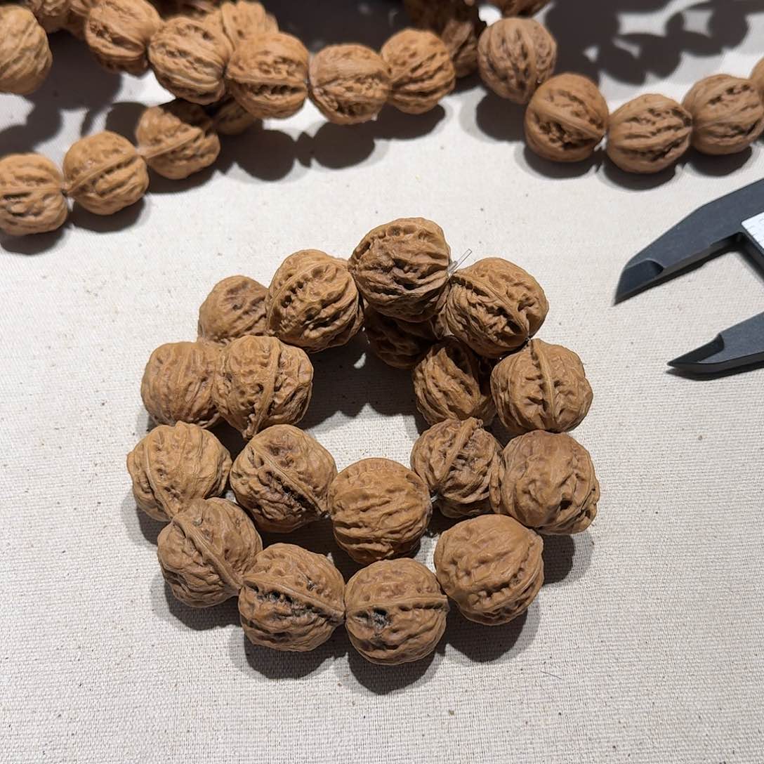 核桃手串/手链52号边25手持