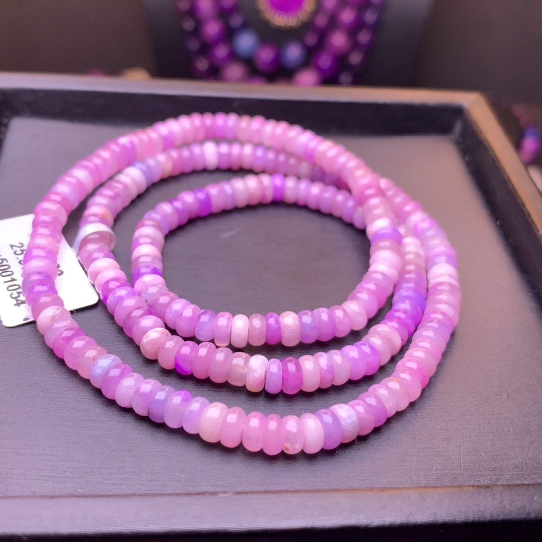 苏纪石（舒俱来）盘珠多圈手串未镶嵌