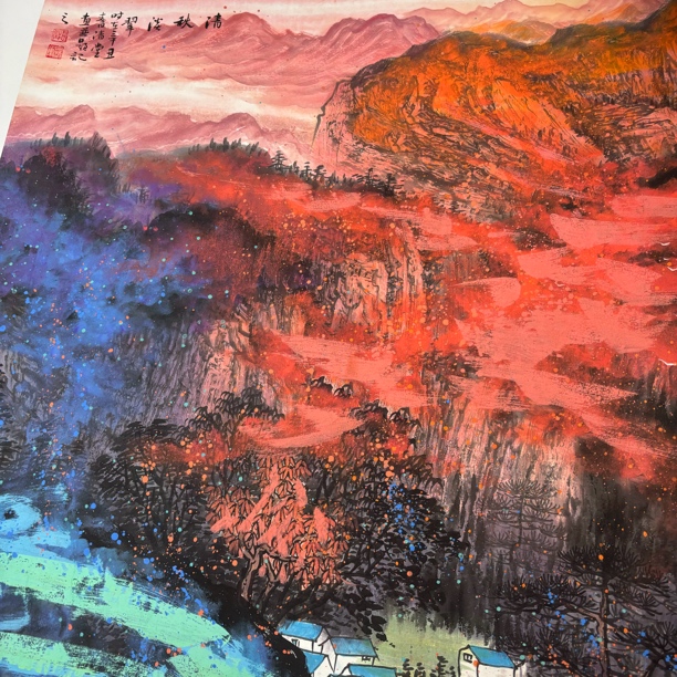 装饰画山水画作品