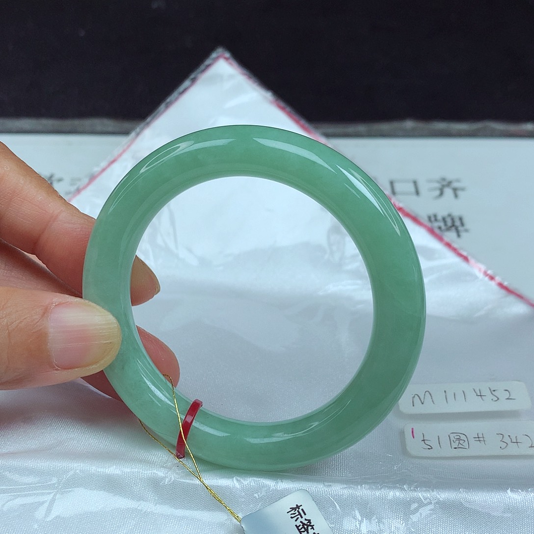 未镶嵌手镯翡翠51圈1452