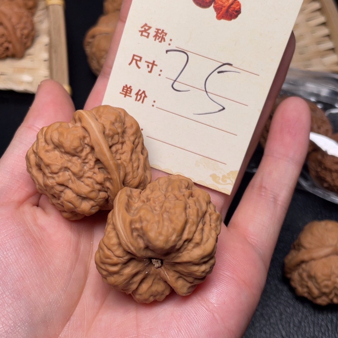 文玩核桃把件蛙蛙37尺25