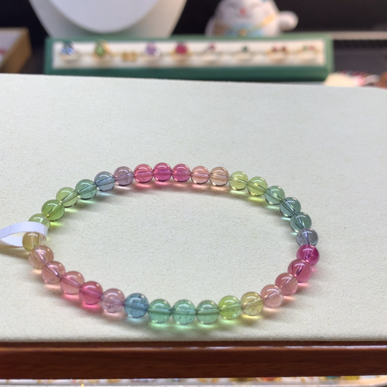 【闪购商品】碧玺手串未镶嵌人鱼色标5.8mm