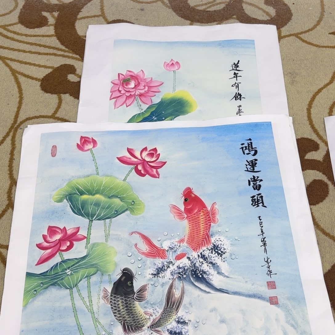 国画国画老师作品刘