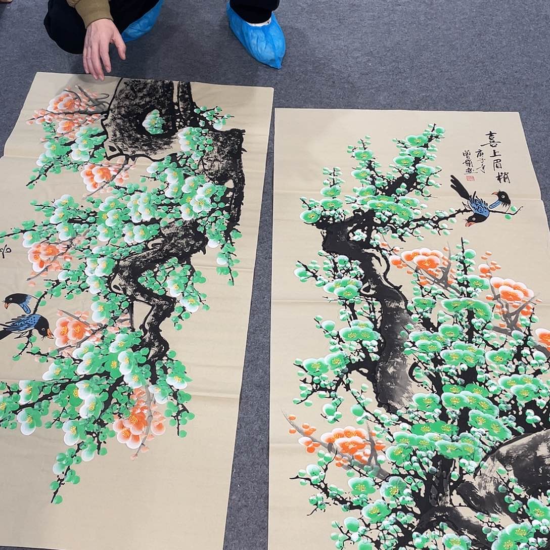 国画今天早上国画作品选购