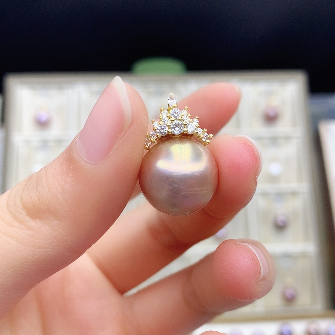 淡水珍珠颈饰合金