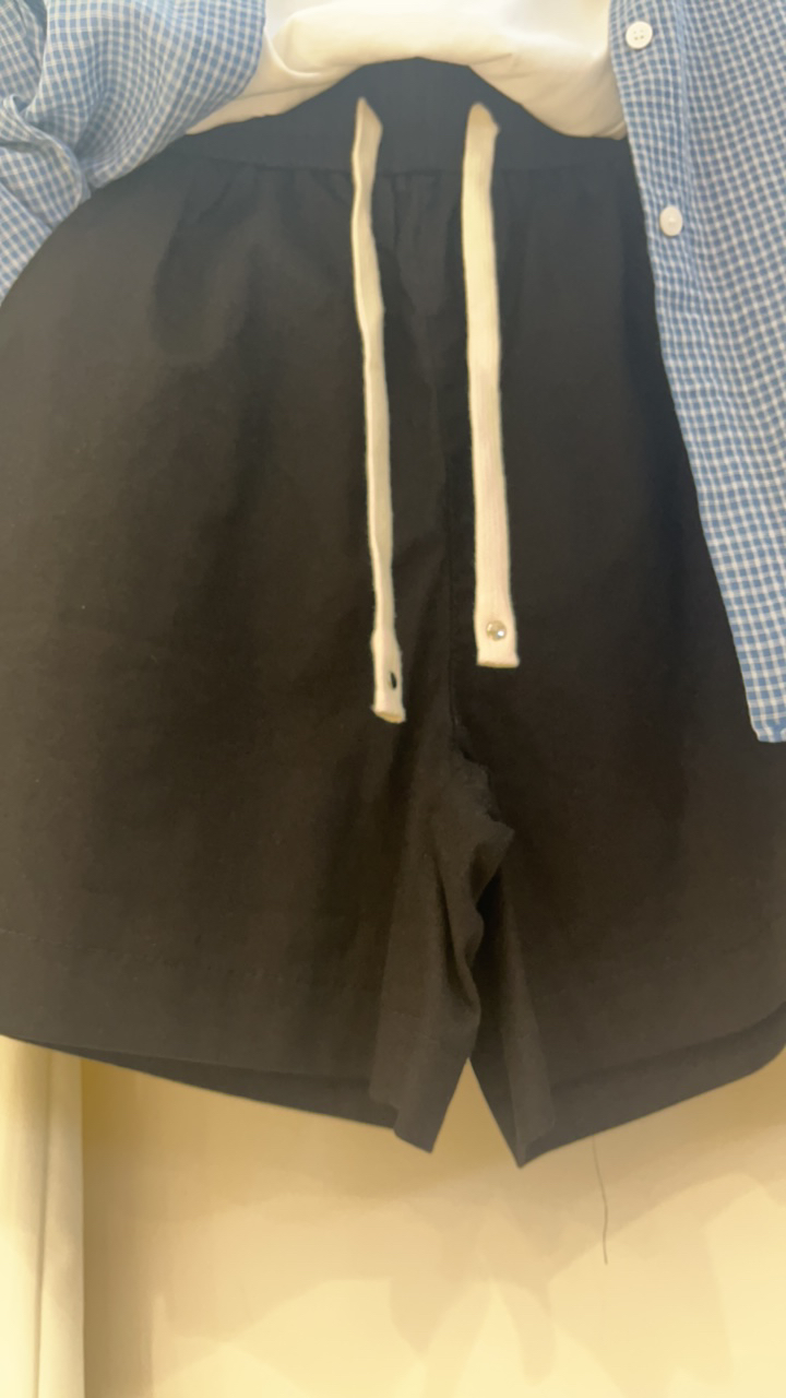 运动风水洗棉短裤