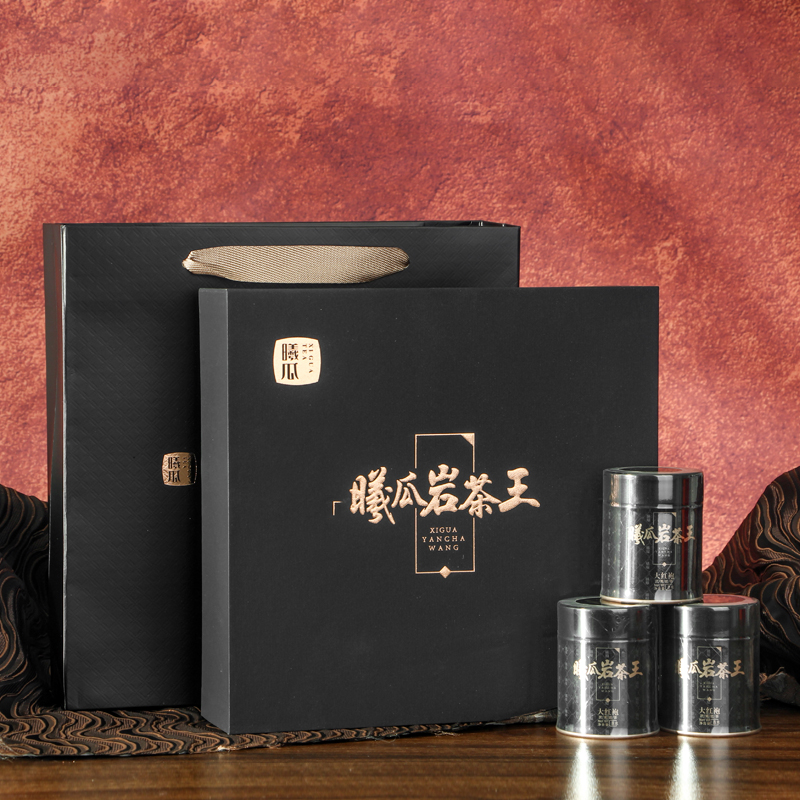 曦瓜岩茶岩茶王大红袍96g武夷岩茶乌龙茶礼盒装送礼爆款正品罐装