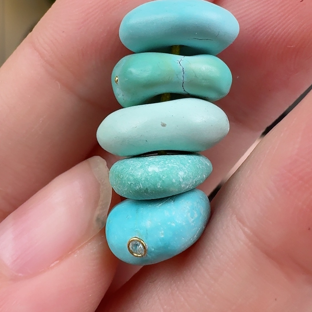 绿松石珠宝奇石未镶嵌