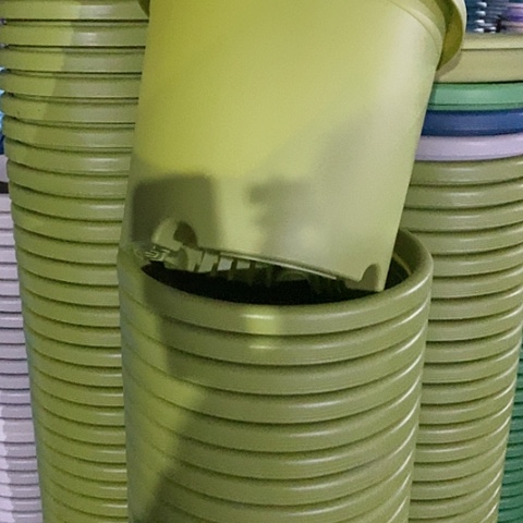 树脂微瑕5#无托果绿6个