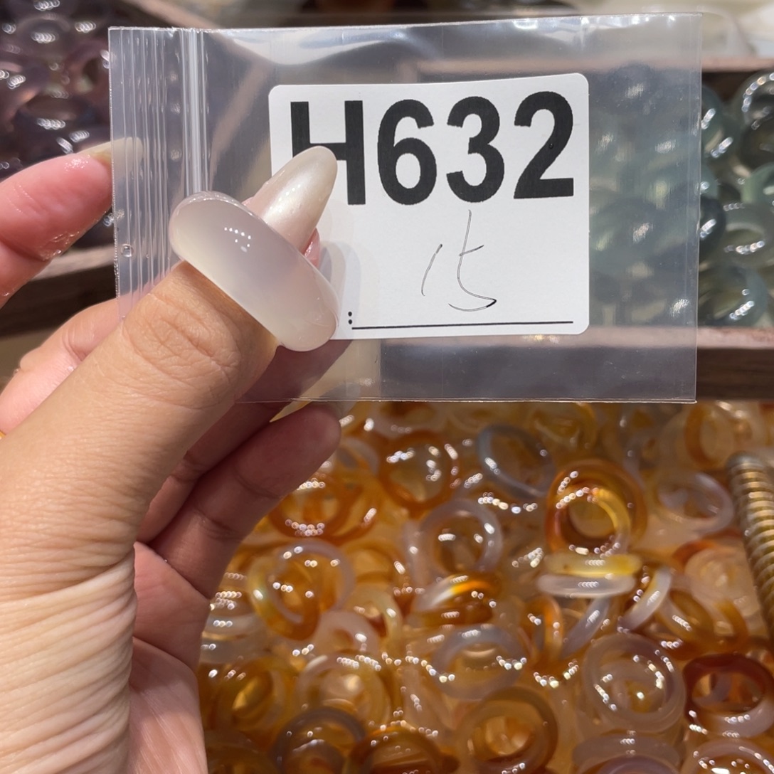 玛瑙/玉髓未镶嵌戒指632