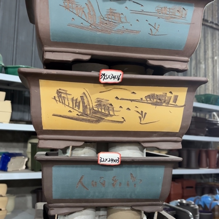 紫砂花盆                128-4