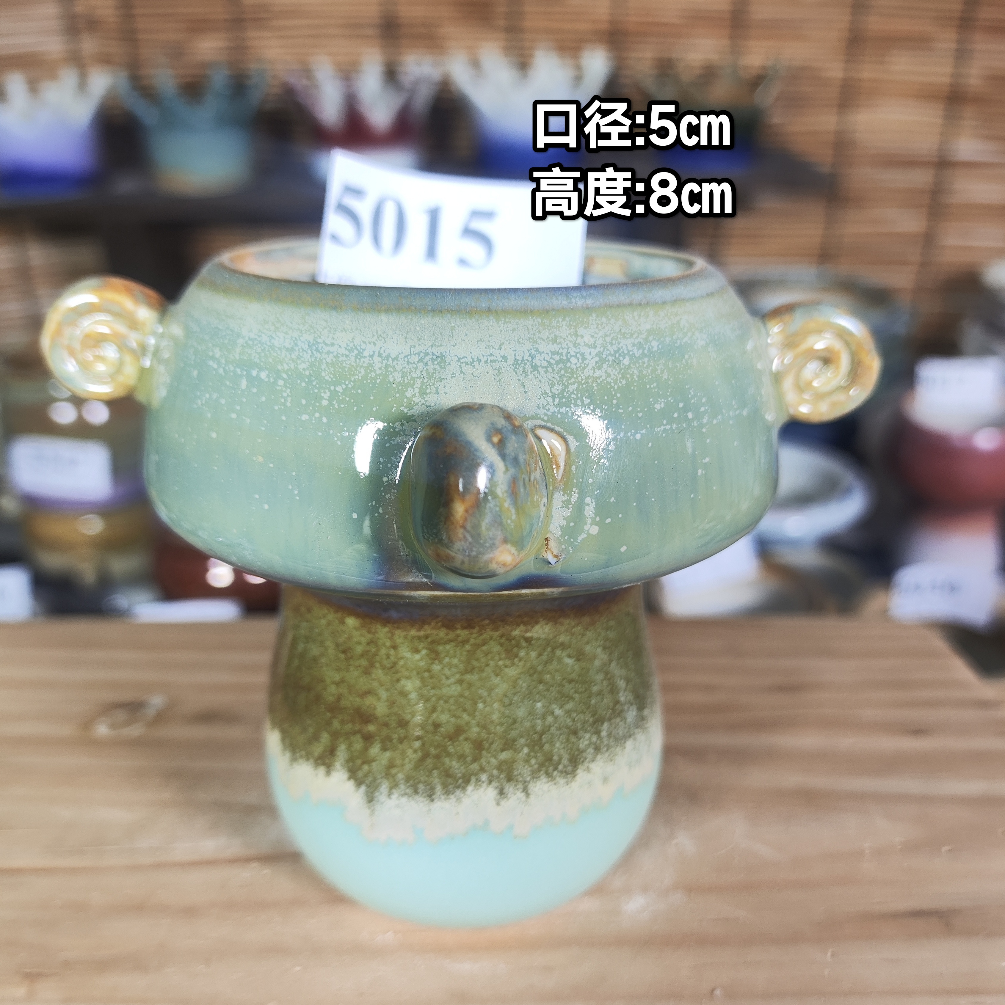 手工创意多肉花盆摆件迷你多肉花盆景德镇纯手工制做