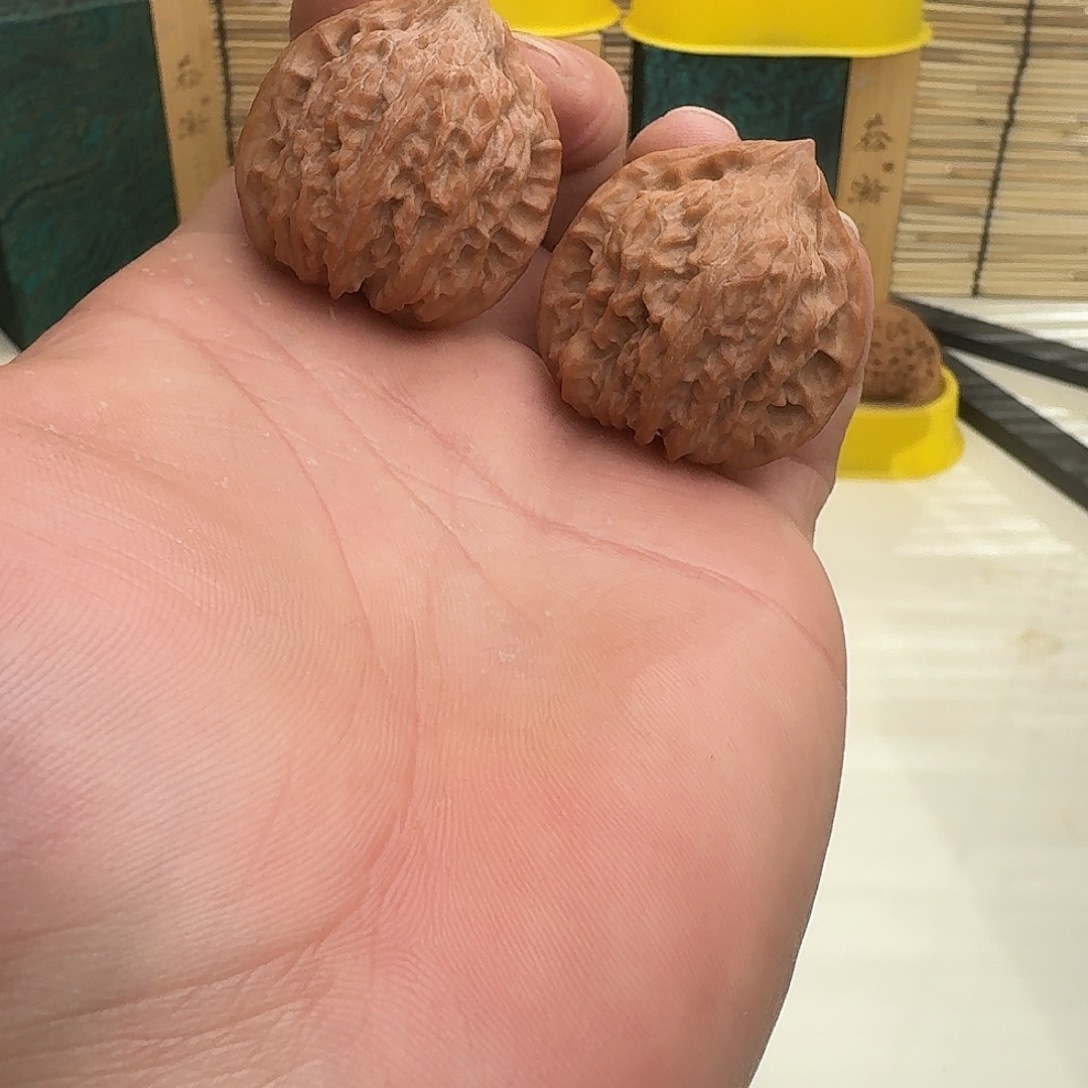 吊坠文玩核桃原树凤羽36全品 1号