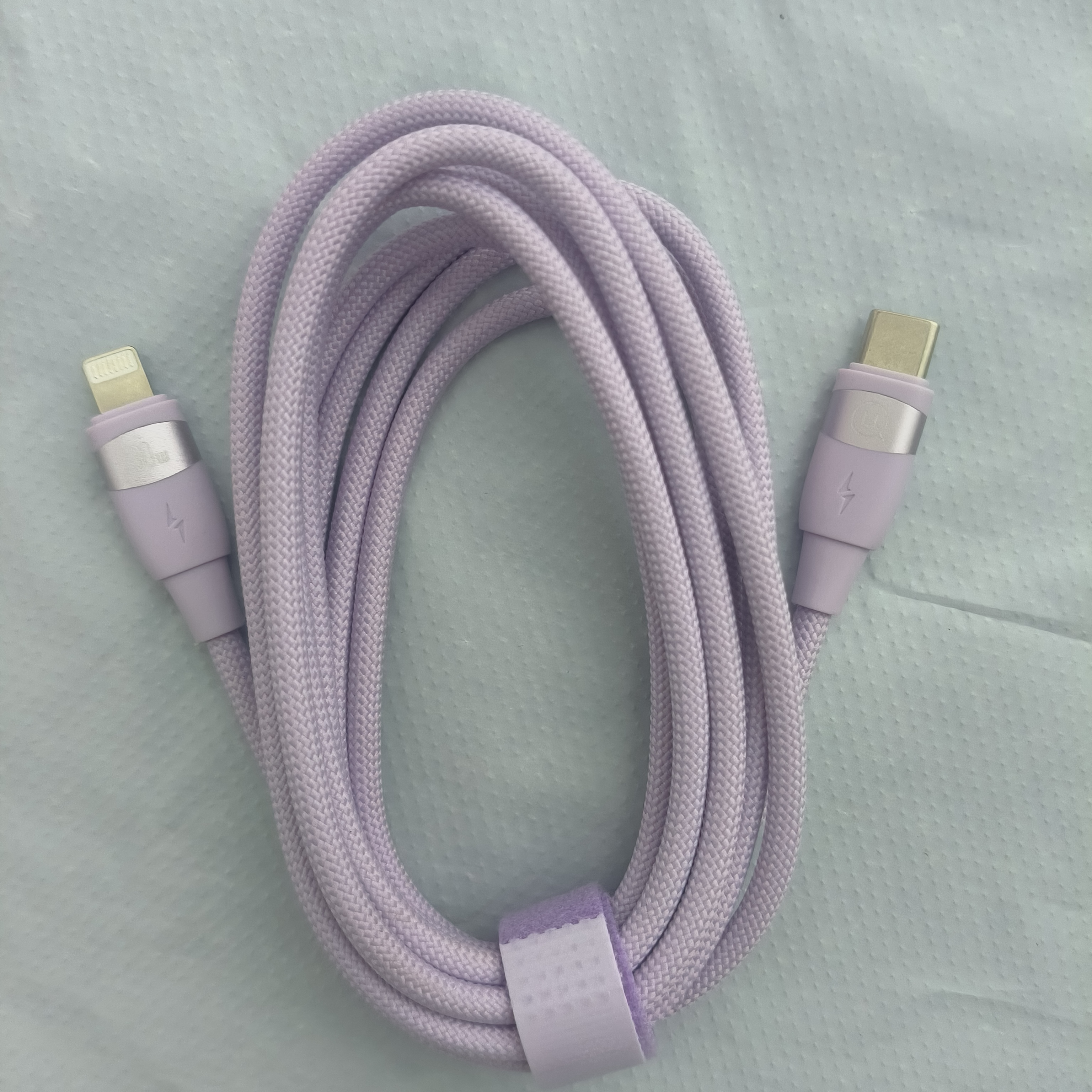 高品质  编织绳水果充电线(长度2米)